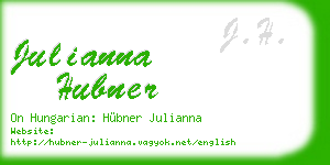 julianna hubner business card