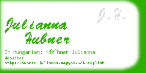 julianna hubner business card
